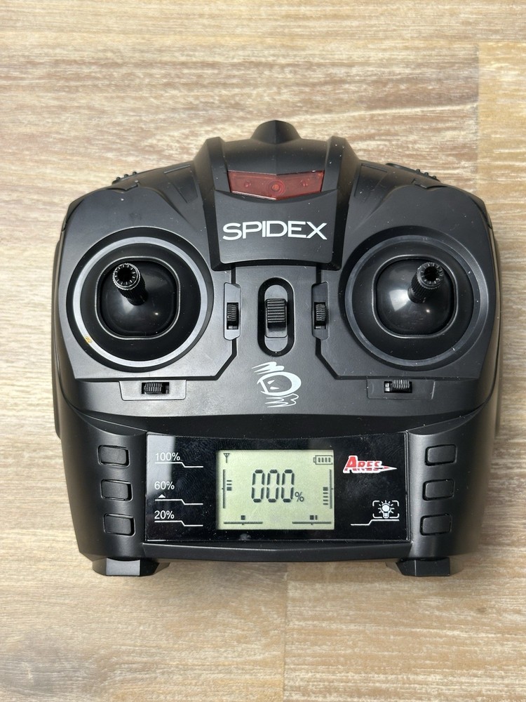 Spidex 3D RTF Micro Quad Drone Blue Ares RC Powers On Untested
