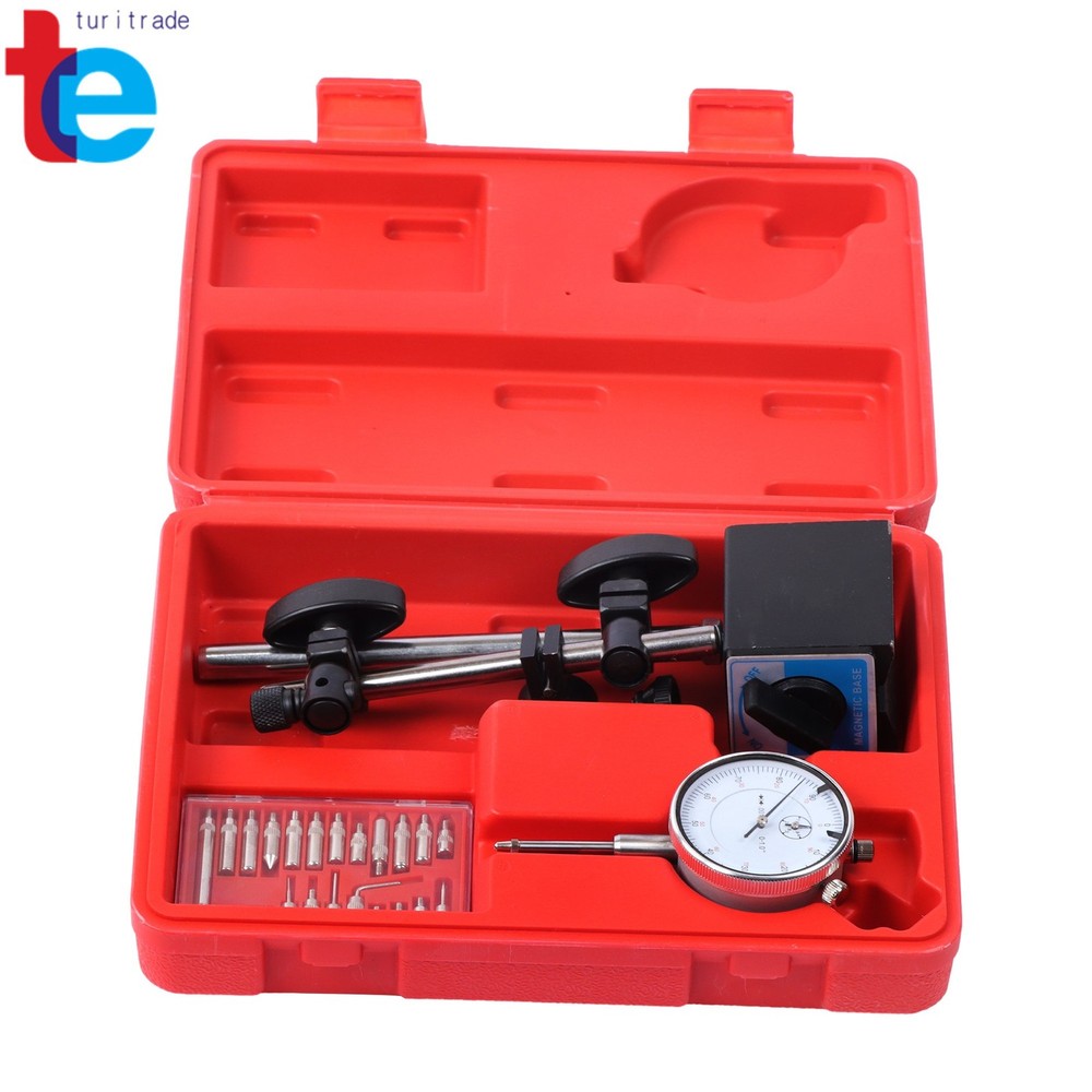Magnetic Base with Dial Indicator & Point Precision Inspection Set Measuring Kit