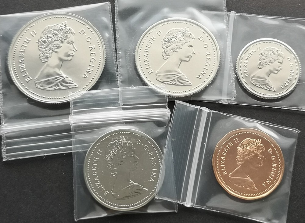 ***CANADA 1987 SPECIMEN COINS SET ***