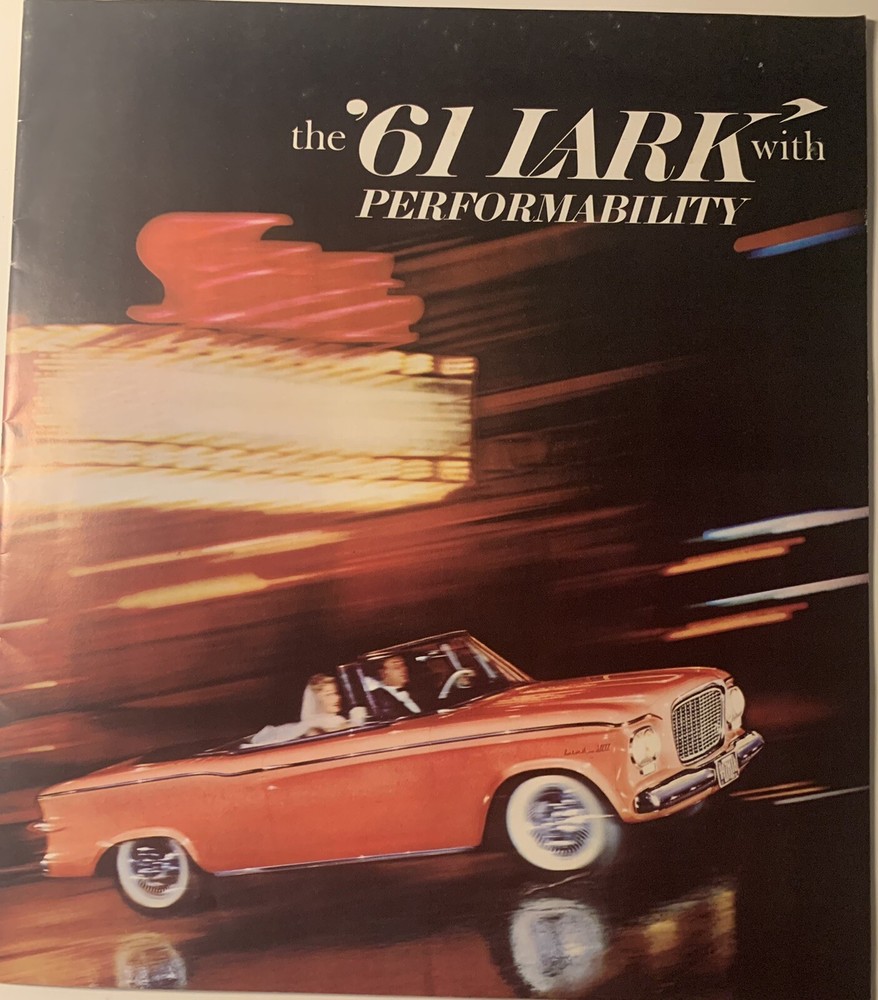 1961 STUDEBAKER LARK & HAWK 24-pg Brochure