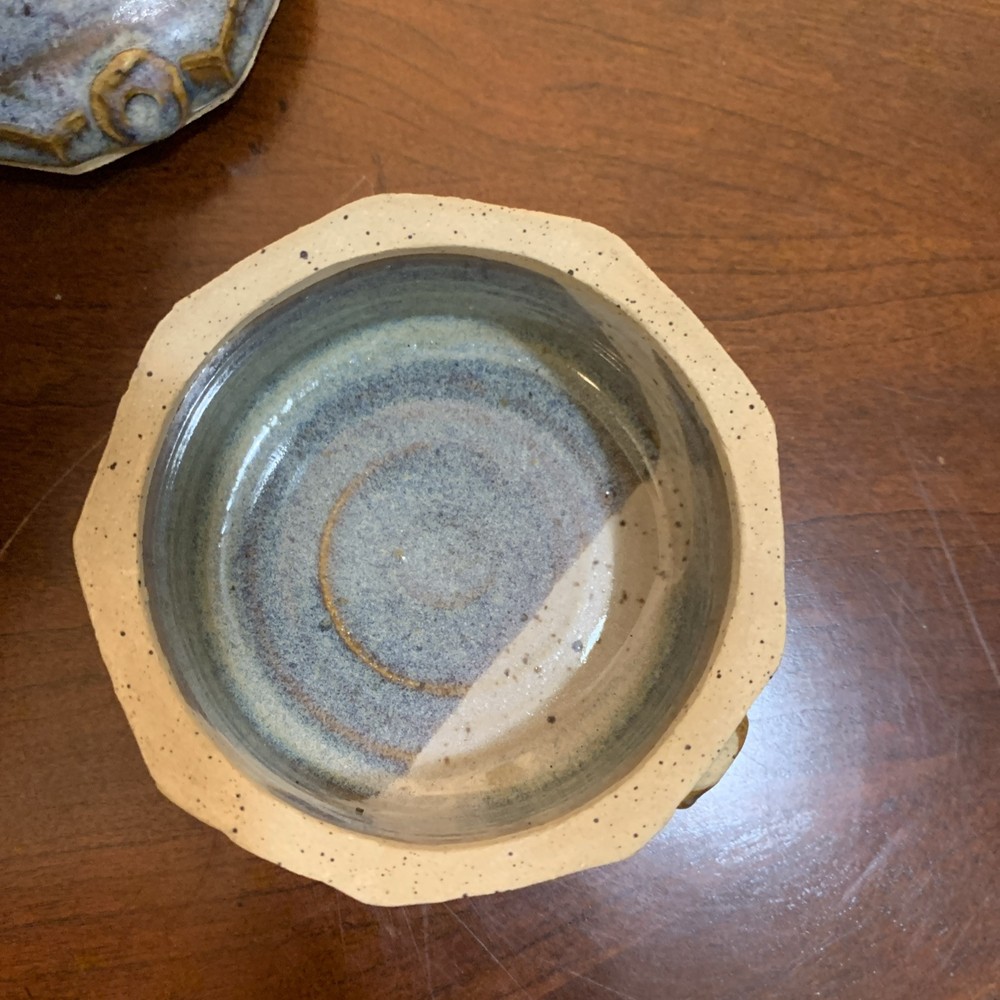 small handmade pottery Container/candy Dish