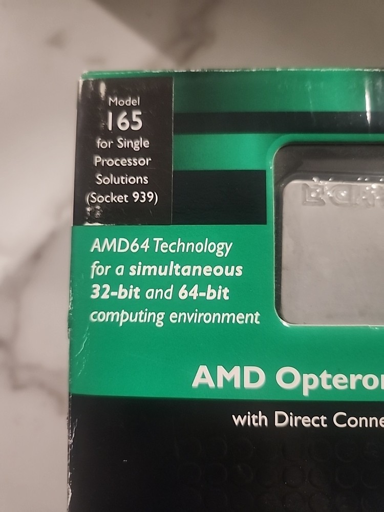 AMD 64 Opteron Processor Model 165 Dual Core Processor NEW Open Box