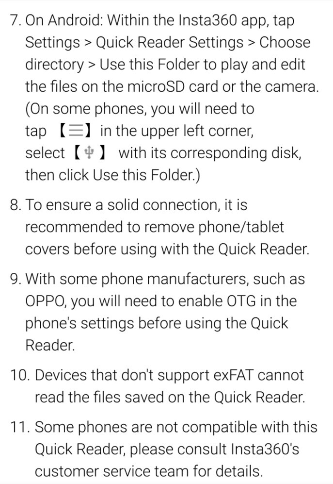 Original Insta360 GO 3/GO 3S Quick Reader - High-Speed Data Transfer Accessory