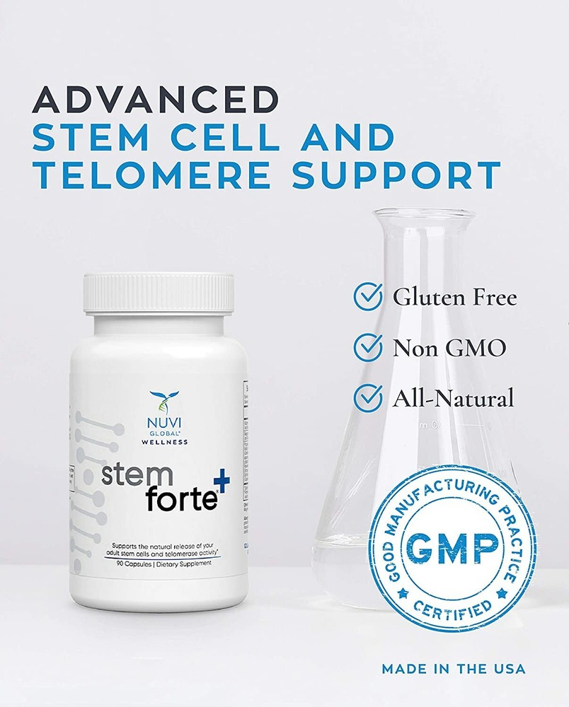 Stemforte Plus Advanced Formula For Telomere And Stem Cell Support 90 Ct
