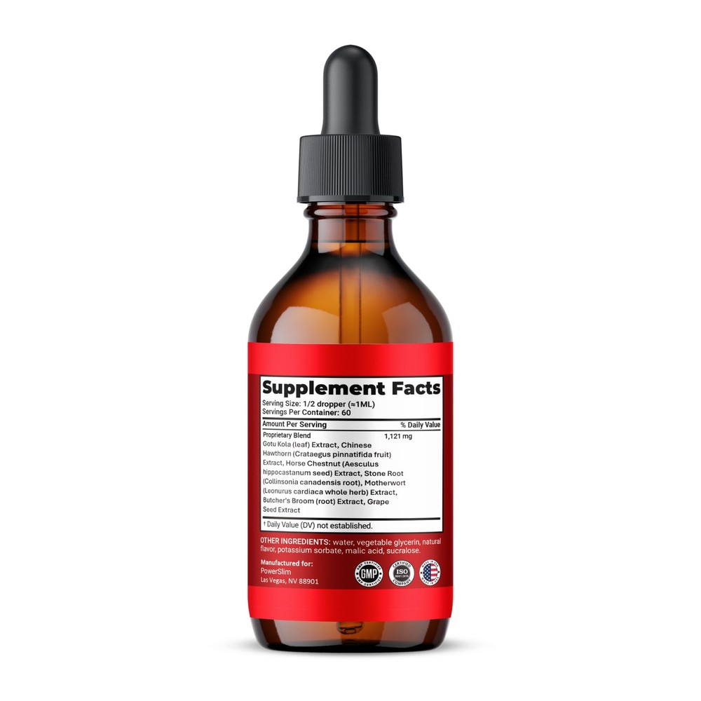 PowerSlim Drops Liquid Supplement, Max Strength, Power Slim Drops (1 Pack)