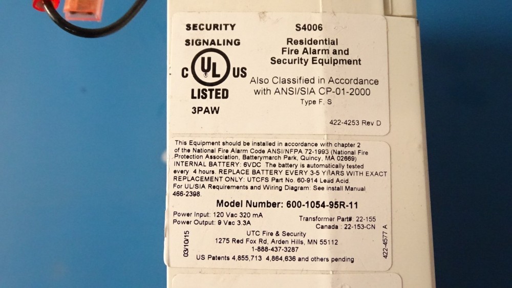 GE INTERLOGIX SIMON XT SECURITY SYSTEM