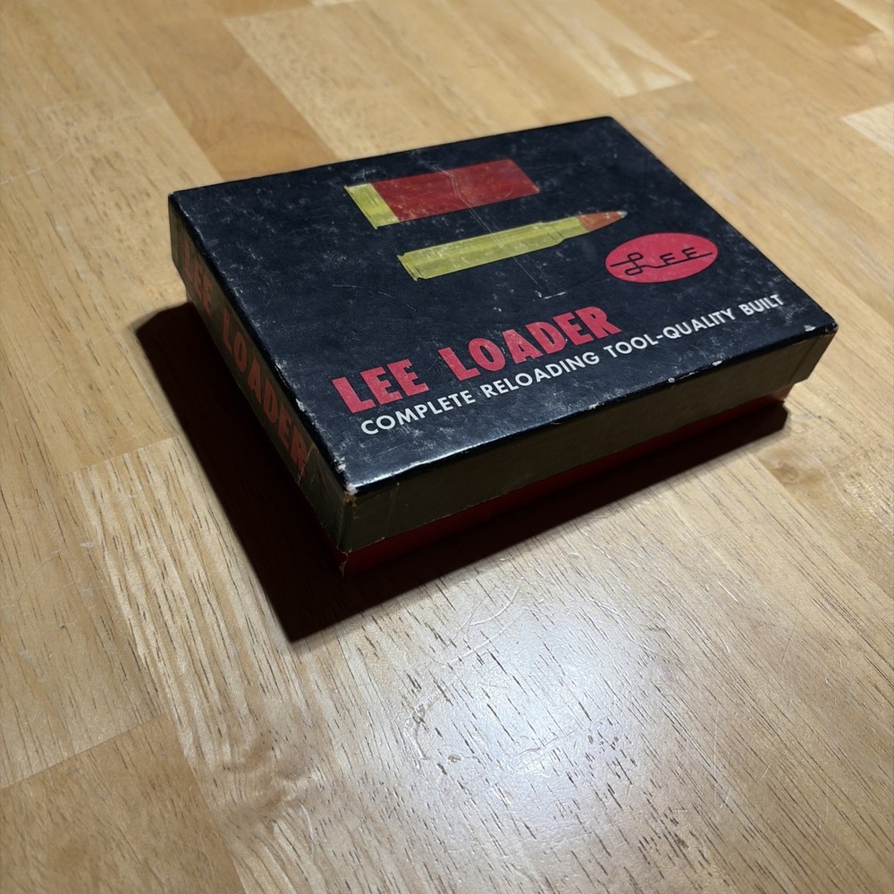 Lee Loader 7.65 Mauser Reloading Tool Factory Box w/ Charge Table, Instructions