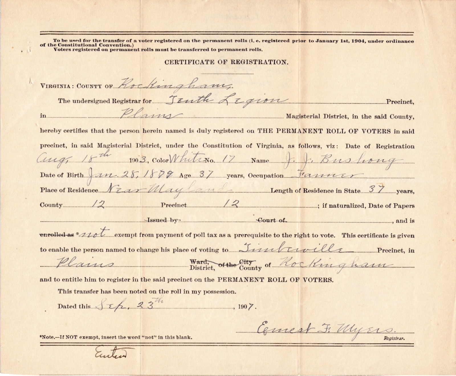 Virginia Ephemera Lot 1870–1920 – Orange, Albemarle, Somerset, Barboursville