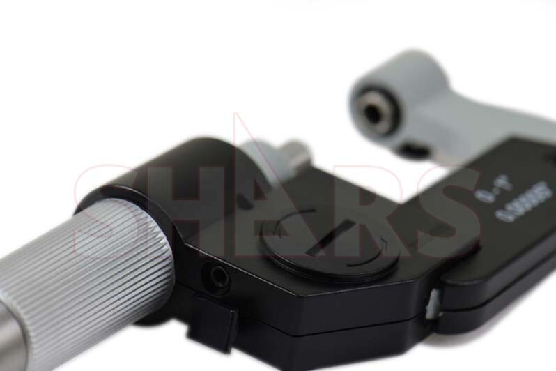 SHARS 0-1" Electronic Screw Thread Micrometer 60 Degree V-Anvils .00005" NEW P]