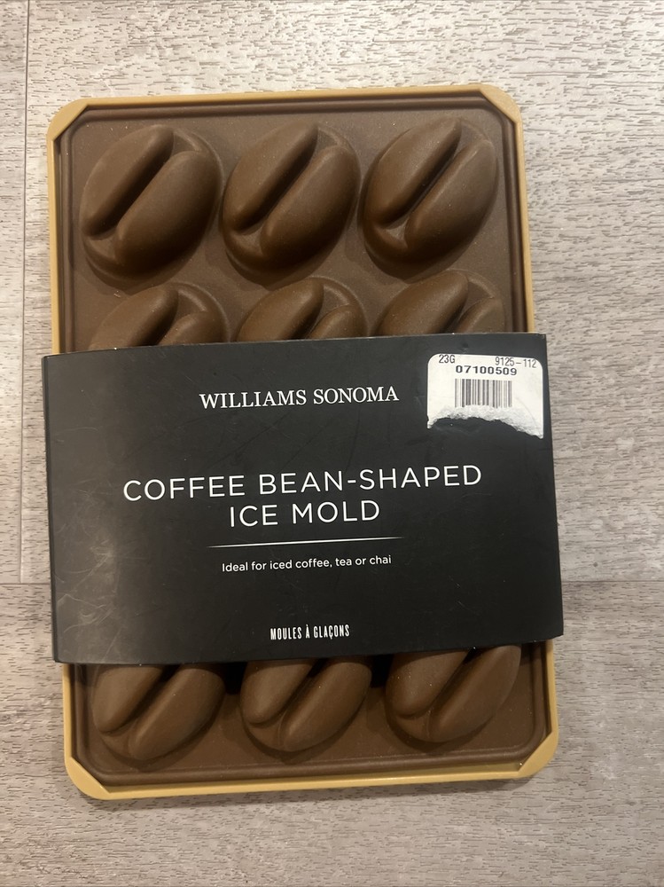 Williams Sonoma Coffee Bean Ice Tray Mold