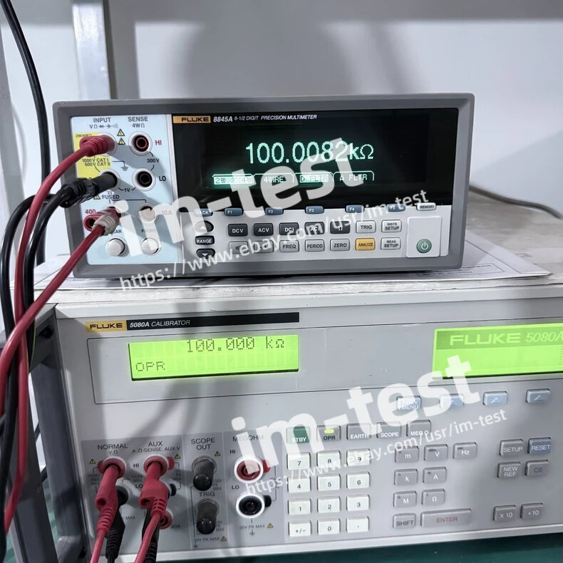 Fluke 8845A Digital Multimeter 6.5 Digit Precision Multimeter../nice#