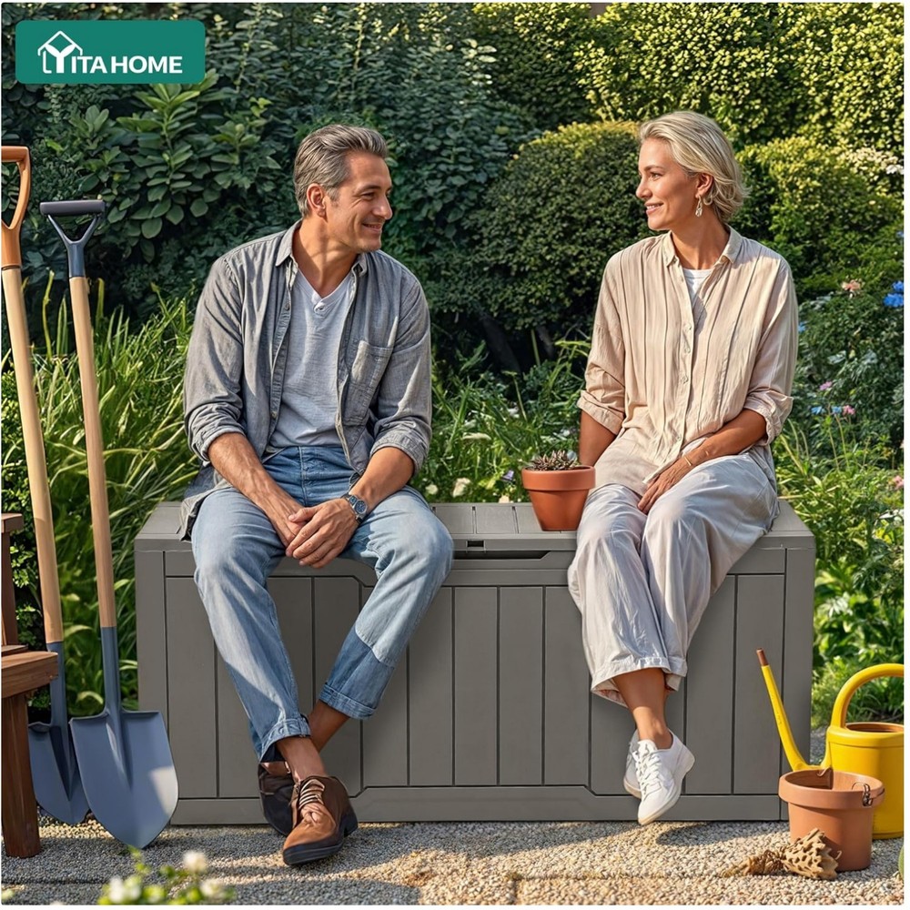 Waterproof Outdoor Storage Container 80 Gal