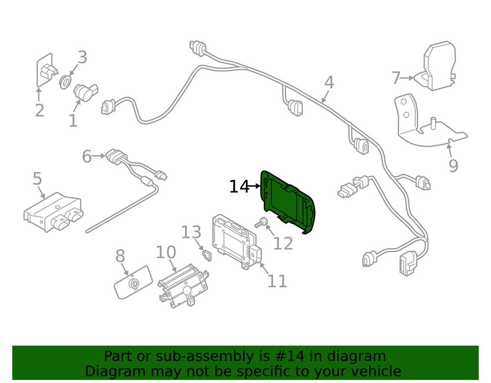 Genuine Audi Shield 4N0-907-693-A