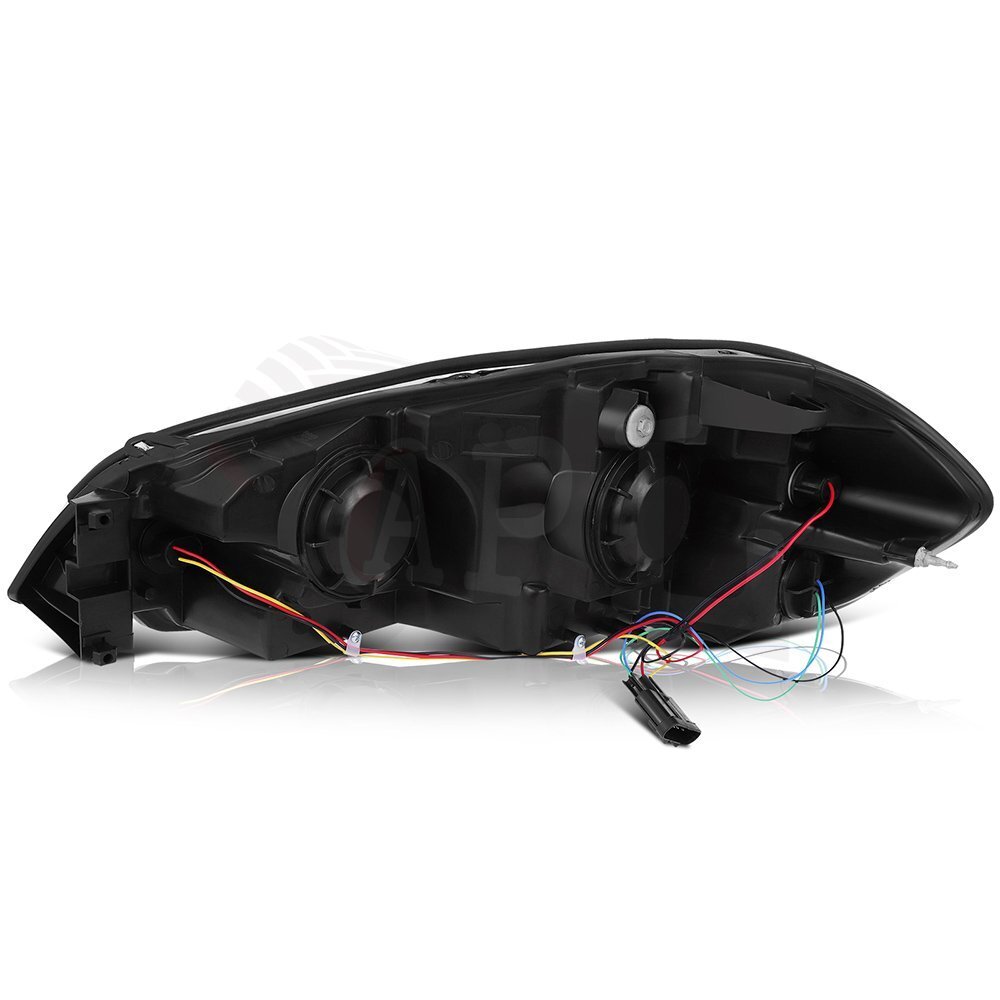 For 2007-2013 Chevrolet Impala Chrome Headlights Assembly Replacement Lamp set