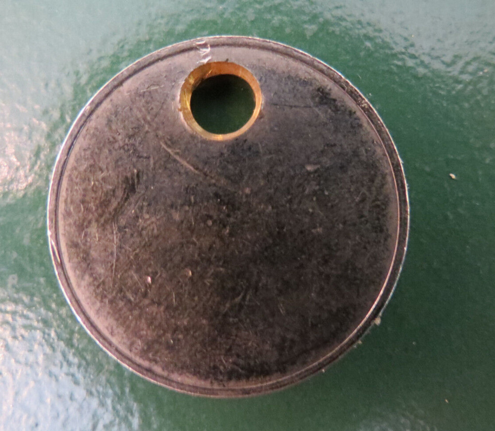 WOOLLEY Colliery Pit Check Tally - marked WOOLLEY COLLIERY 3348