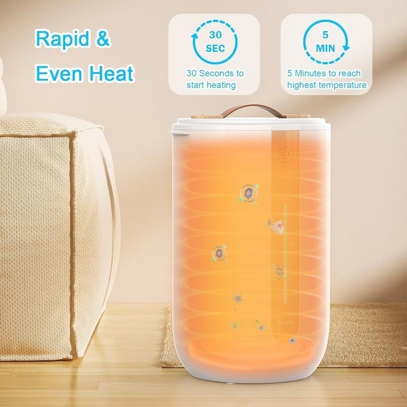 Towel Warmer Rapid Heating Aromatherapy Child Lock Compact Design Spa Experience