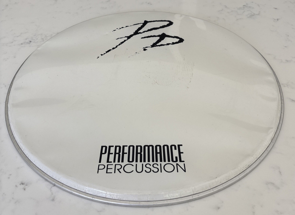 PERFORMANCE PERCUSSION 22" resonant bass drum head - white, front display head