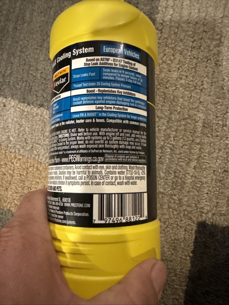 Prestone Max Cooling System Fix & Boost European