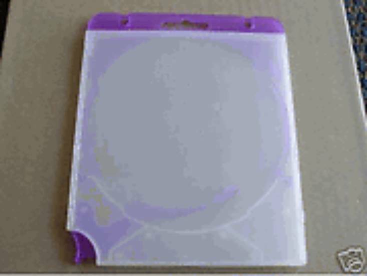 100 Purple(Violet) Trigger Ejector CD DVD Case w EClip on Top PSC24+ECLIP