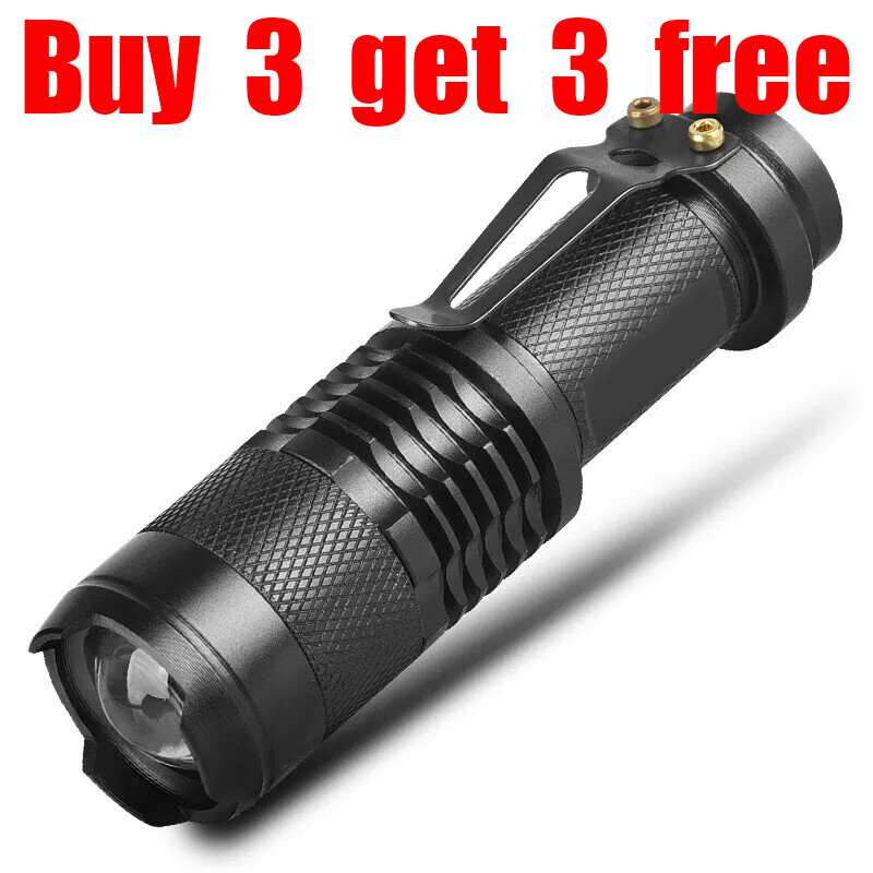 LED Tactical Flashlight Military Grade Torch Small Super Bright Handheld Light