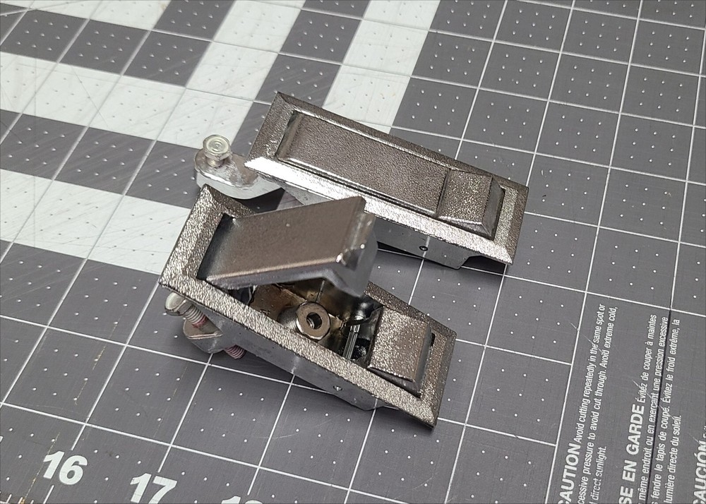 LOT OF 2 TRIGGER LATCH COMPRESSION LATCH ADJUSTABLE NON-LOCKING CHROME FINISH