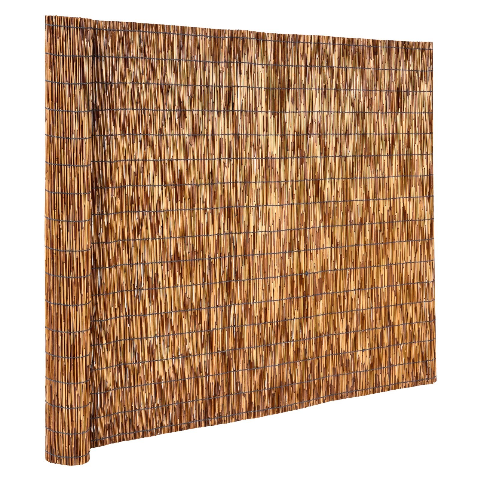 Uimoso Natural Reed Fence Panels 4 ft x 16.4 ft, 3 Pack Privacy Screen Rolls
