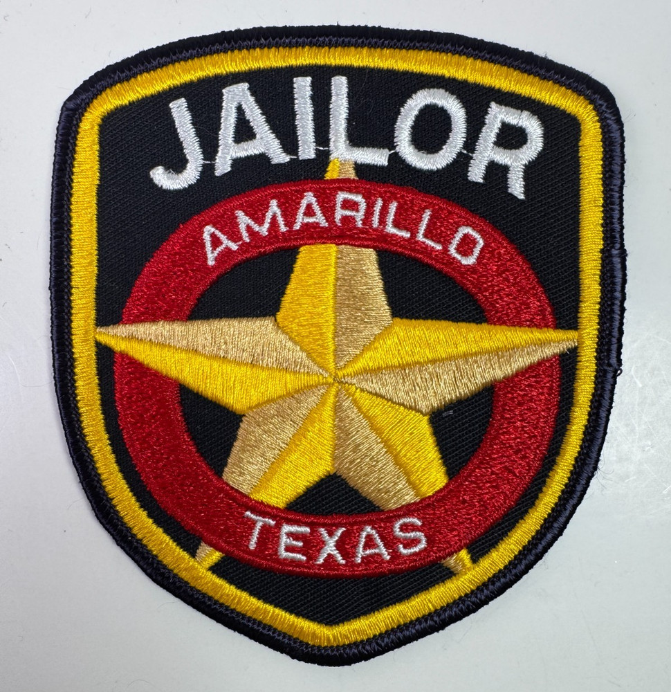 Amarillo Jailor Texas Tx Patch CC5