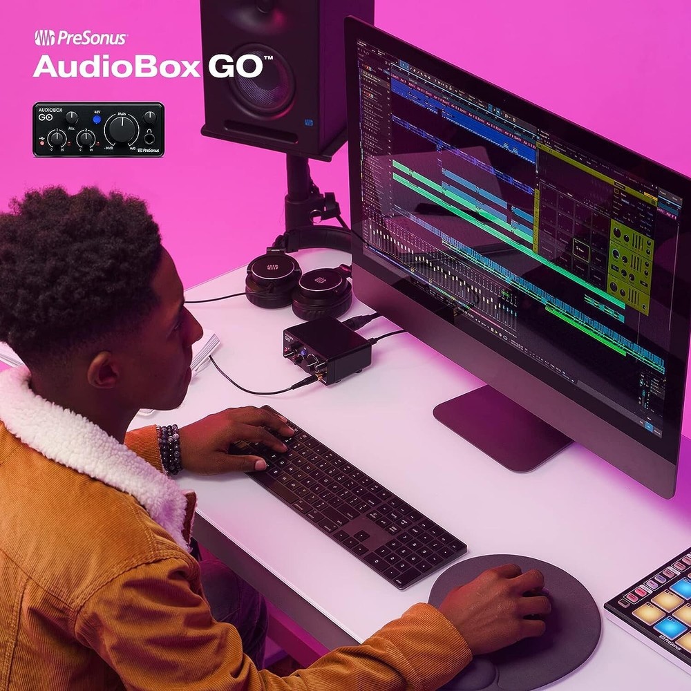 PreSonus AudioBox GO Compact 2x2 Bus-Powered USB Audio Interface