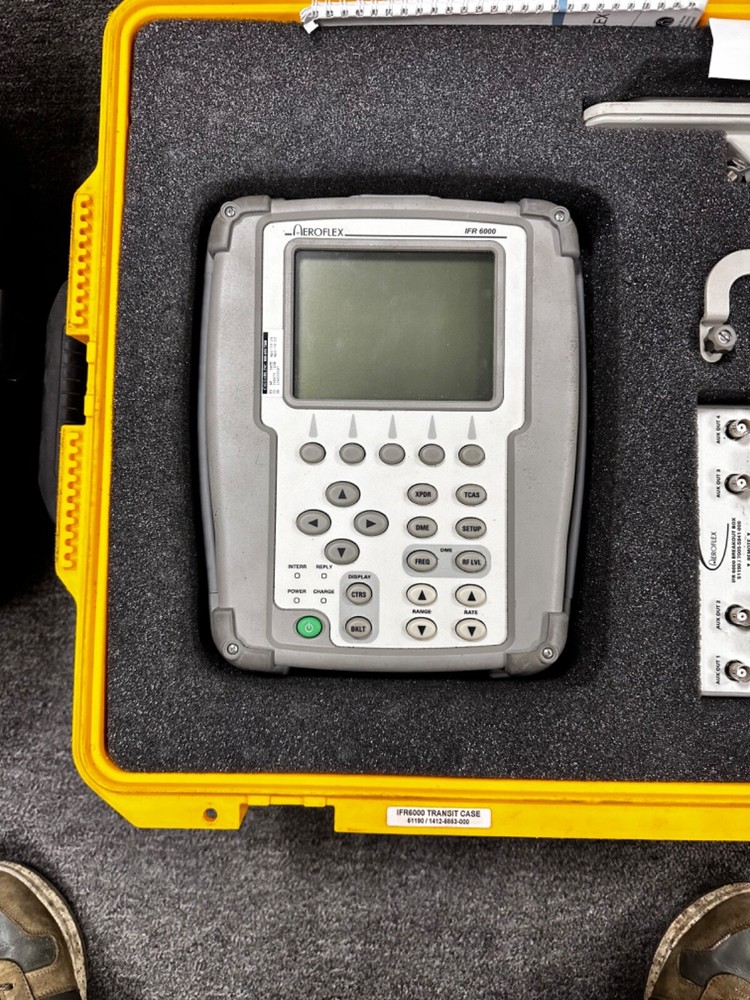 ifr 6000 ATC, DME, TCAS, ADSB, test set Calibration recent