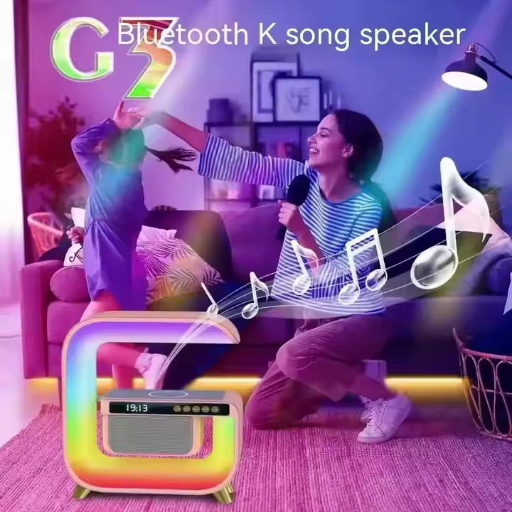 G3 Wireless Charging BT Speaker Alarm Clock Wireless Mobile Phone Multifunction
