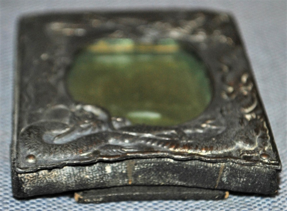 WWII Era Small Chinese Dragon Photo Frame