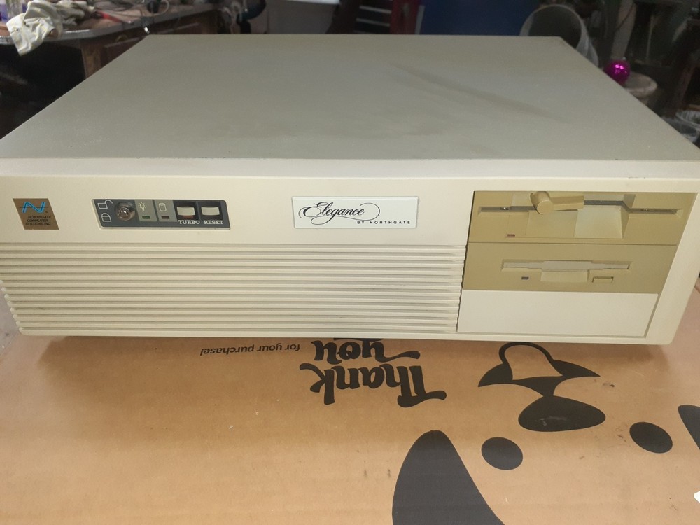 Vintage Northgate Computer Systems Elegance W/Turbo & Floppy Drive Untested