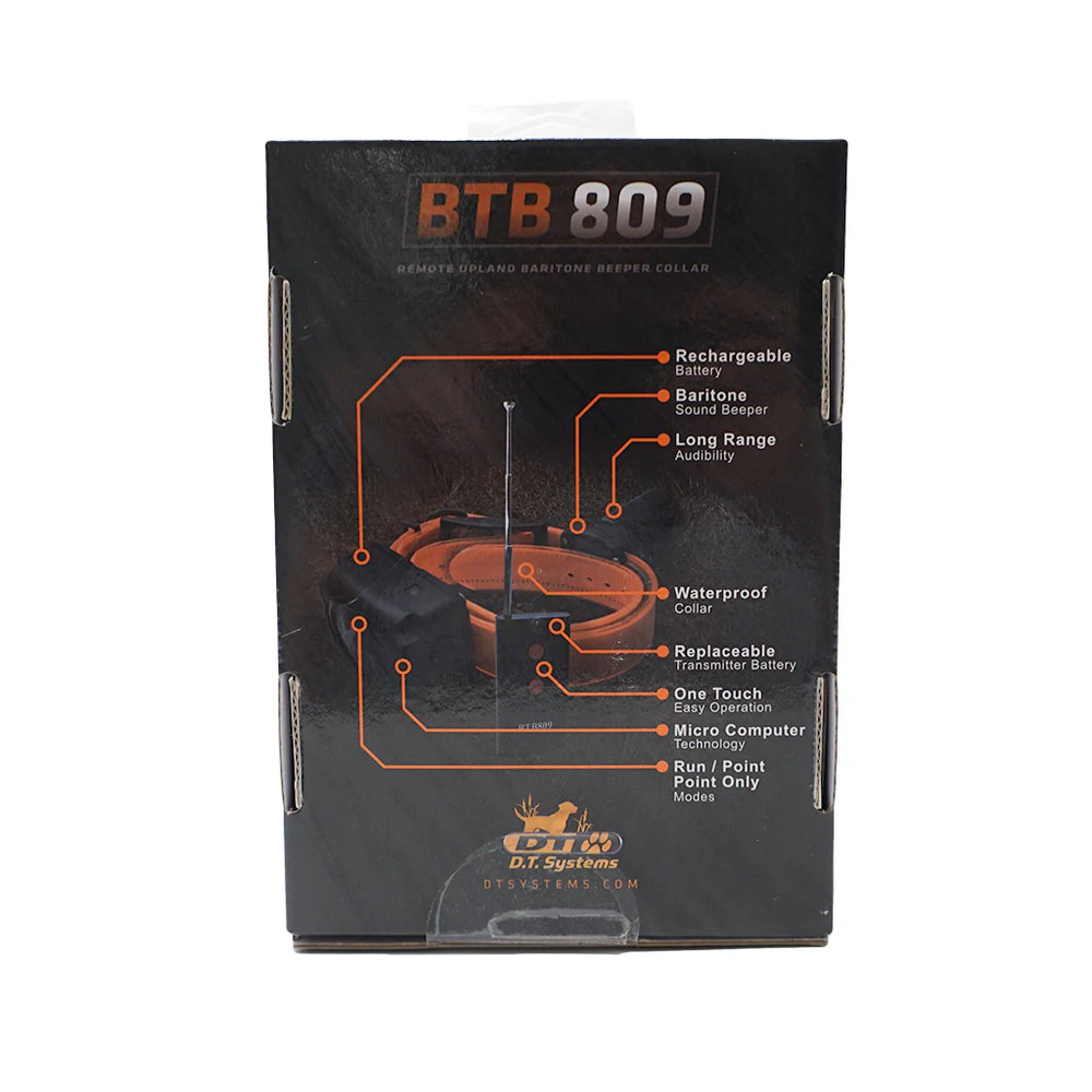 DT Systems BTB-809 Single Beep Baritone Dog Beeper Collar with Remote Control