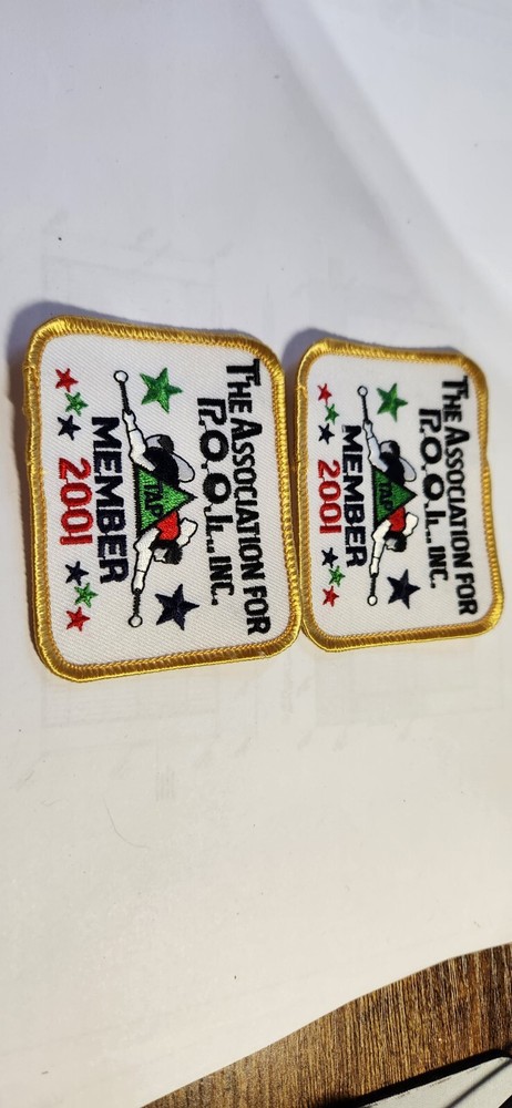 TAP The Association for Pool 2001 Member Patch