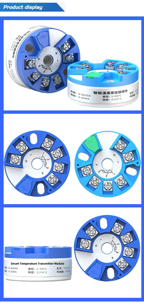 Thermocouple Temperature Transmitter Programmable Output Head-mounted Converter