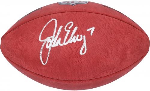 John Elway Denver Broncos Autographed Duke Full Color Football