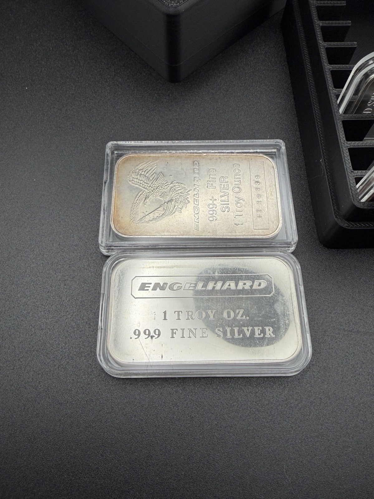 10x 1oz Silver Stacker Bar Storage Case Holder Fits AirTite Capsules