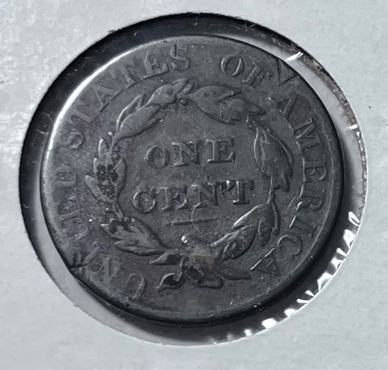 1826 coronet large cent