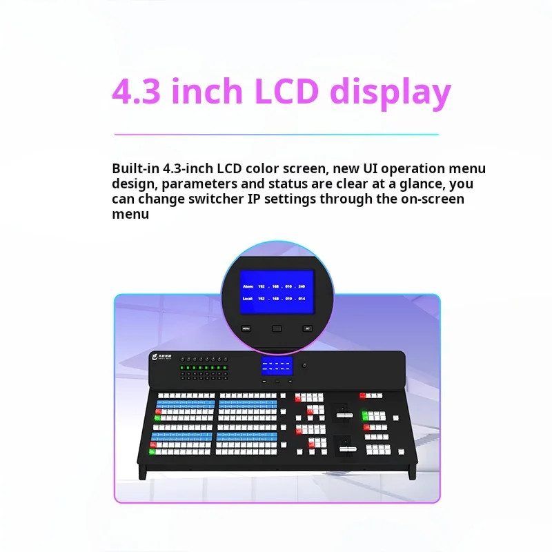 TYST TS-18 Broadcast Video Switcher Atem Control Panel Multifunctional System