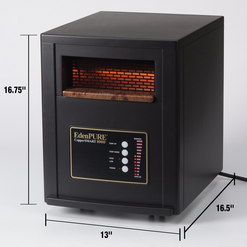 2022 EdenPure CopperSmart 1000 Copper PTC Heater Open Box