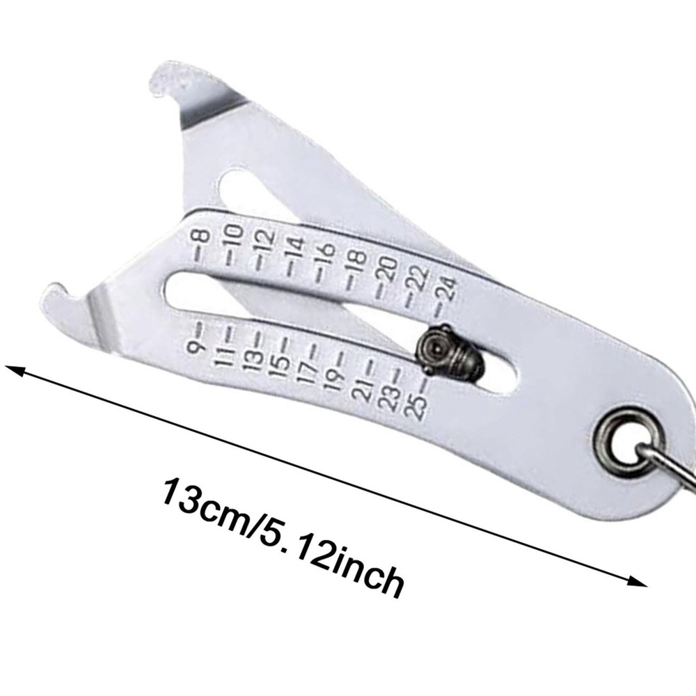 Precision Thread Size Checker Keychain Portable Fast Measure
