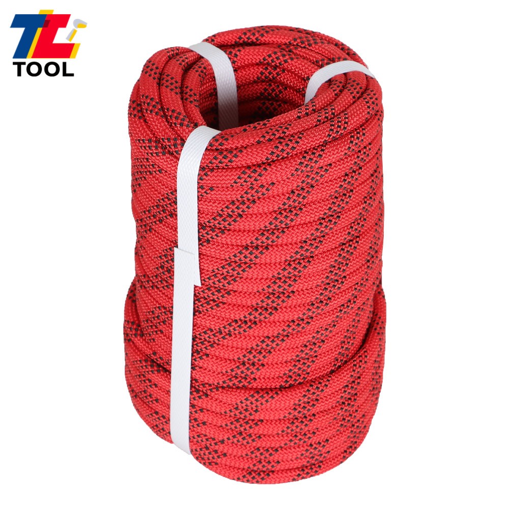 3520Lbs 3/8" × 100' Braid Polyester Rope Arborist Tree Rope High Strong