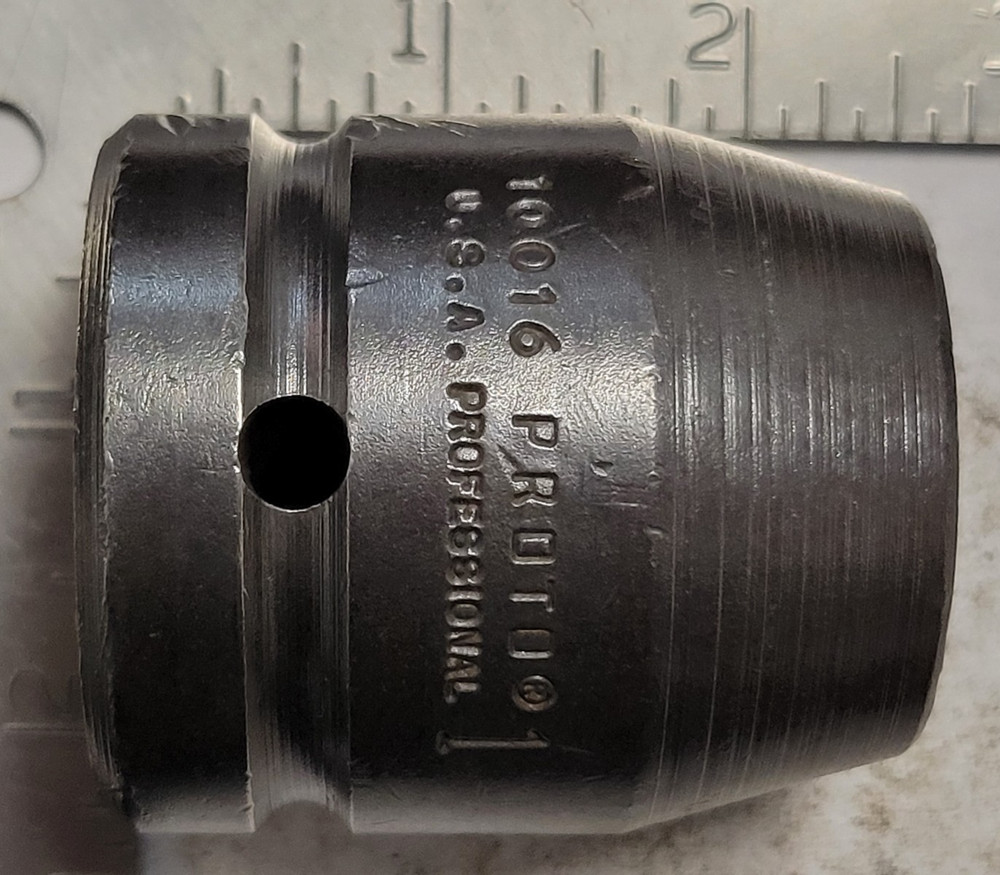 Proto 1" Socket 1" Drive 6PT 10016 listing D