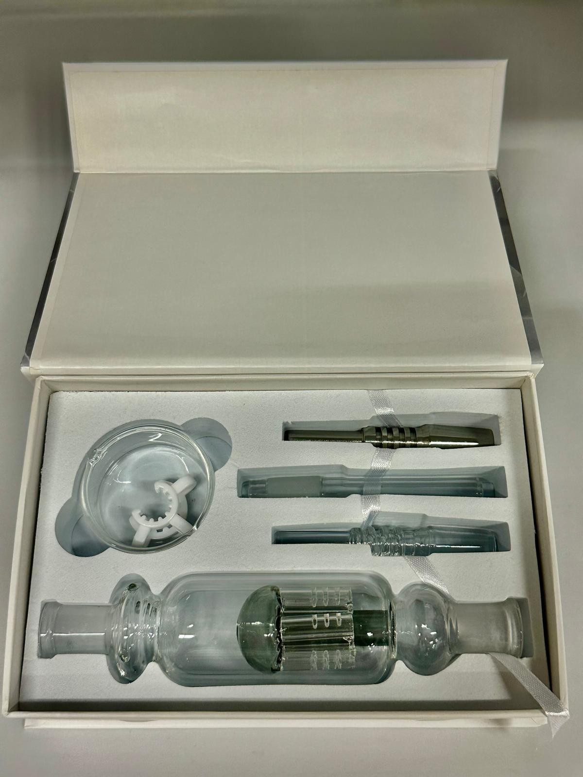 14mm White Glass Collector – Durable, Easy to Use & Clean