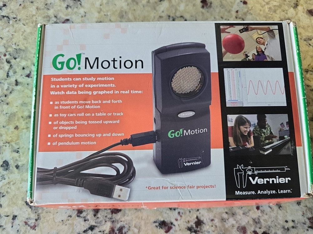 Vernier Go!Motion Vernier Sensor. Velocity & Acceleration data- USB