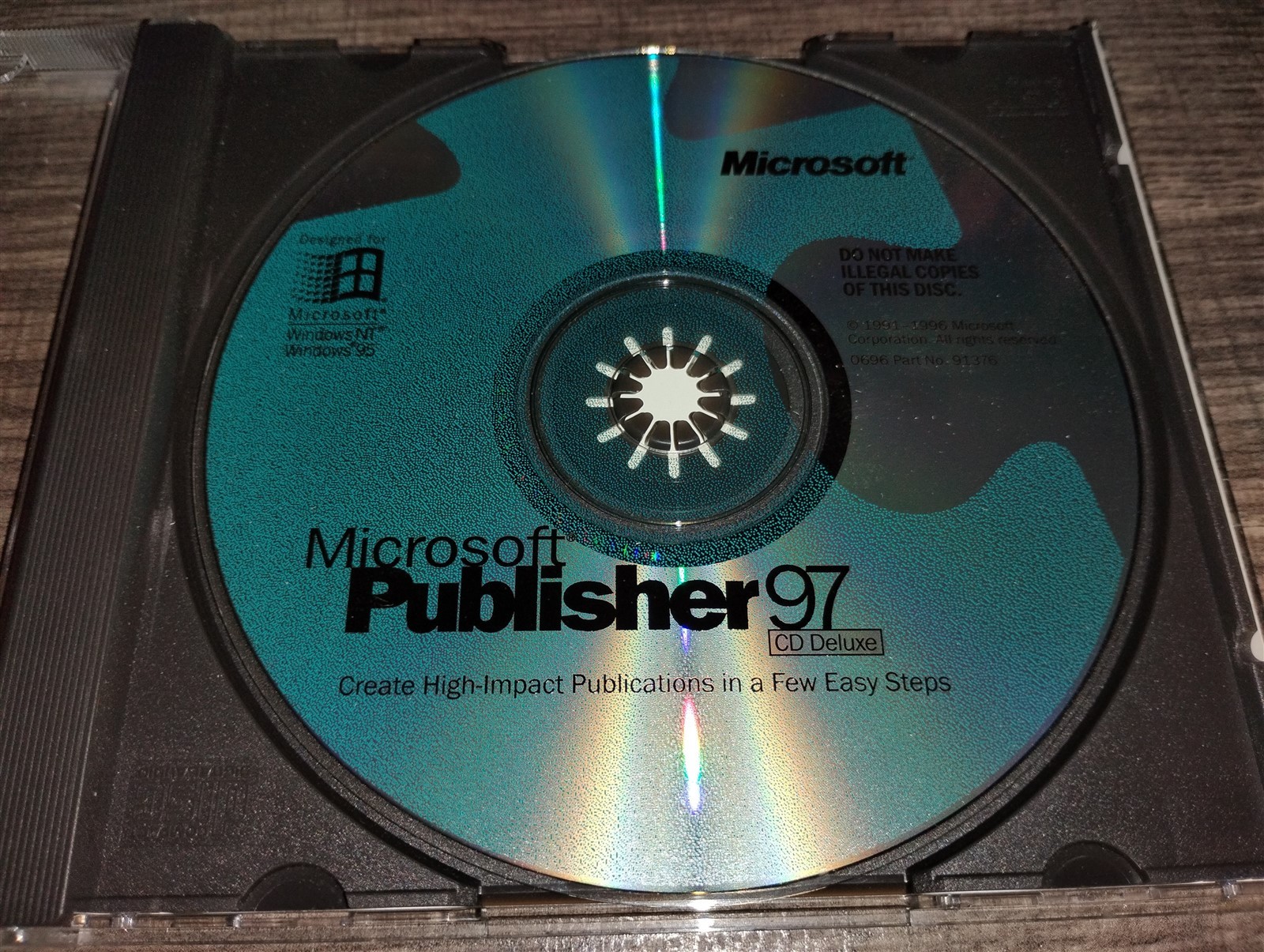 Microsoft Publisher 97 CD Deluxe PC CD-ROM Full Retail Version for Windows 95/NT