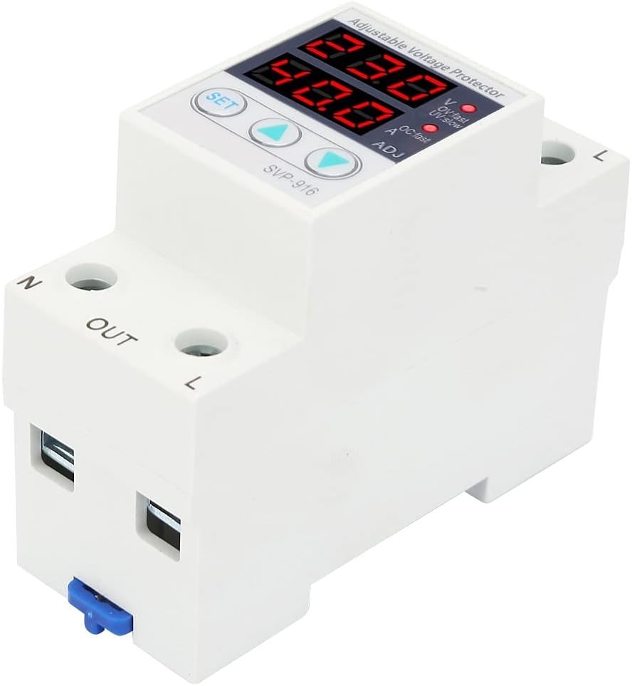 230V AC Current Protector 63A: Intelligent Voltage & Current Safety Device