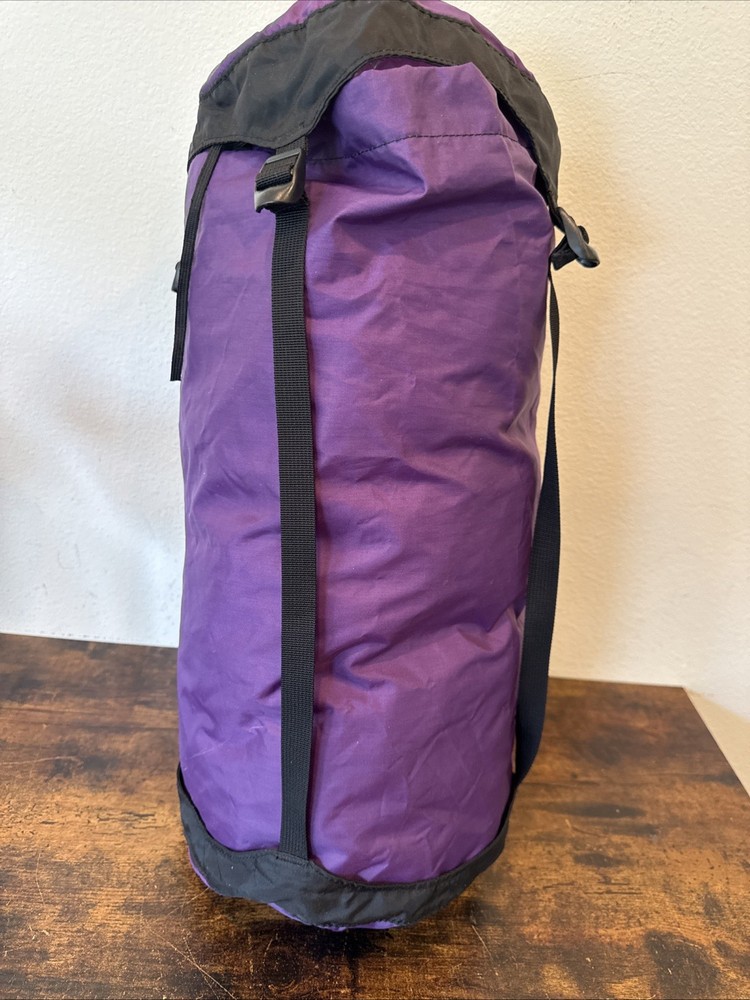 Granite Gear Round Rock Solid Compression Stuff Sack 22L Large Purple EUC