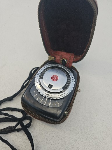General Electric GE Exposure Meter Type PR-1 with Leather Case