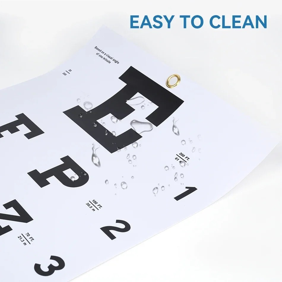 Snellen Vision Chart, Low Vision Vision Test Chart for Eye Examinations